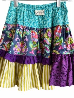 Persnickety Girls Patchwork Skirt – Size 8 years - Boutique